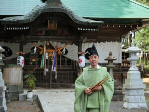 宮司の「笙」の演奏会 市役所ロビーで26日(茨城・常陸大宮市)