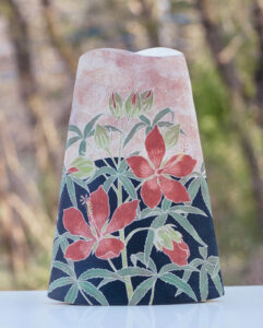 常陽史料館で陶芸家・大貫博之さん展　線象嵌ほか多彩な技法、切り口で作陶（茨城・水戸市）