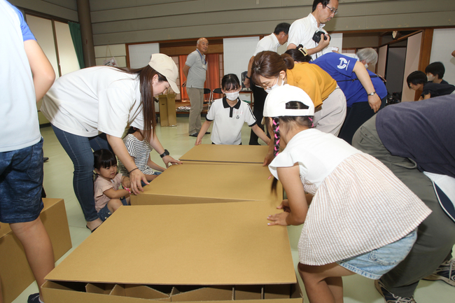 お泊まり会で防災学ぶ　ひたちなか 津田コミセンが企画　児童ら４５人参加（茨城・ひたちなか市）