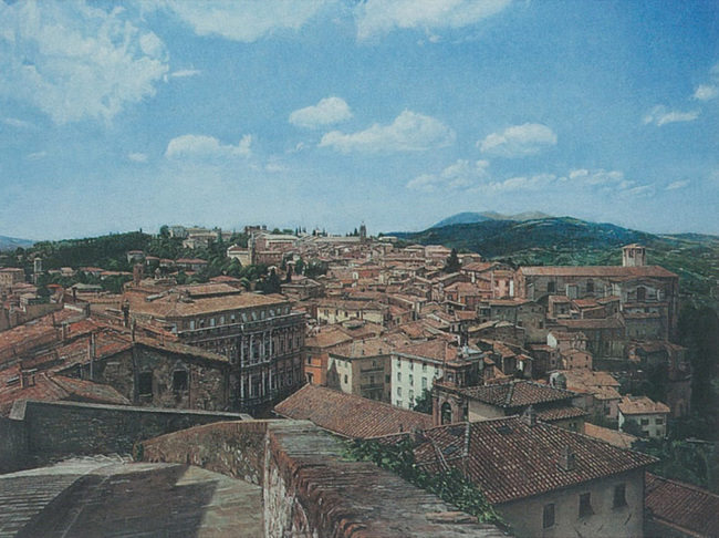 絵画展「イタリア・記憶の風景」　かつらぎ画廊（茨城・北茨城市）