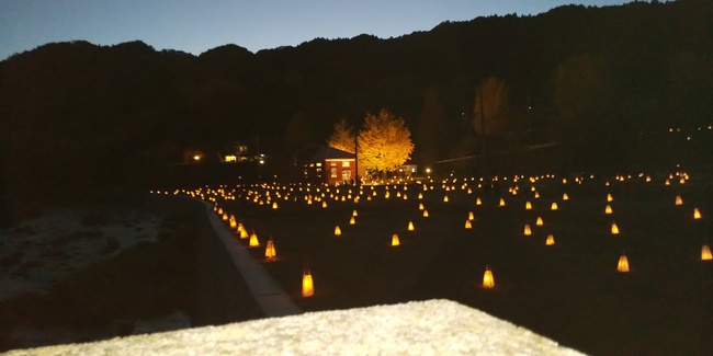 行灯の赤レンガと銀杏まつり　旧町屋変電所で１１月（茨城・常陸太田市）