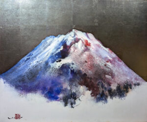 亀井秀行さん和紙皴法作品展 京成百貨店で22日まで(茨城・水戸市)