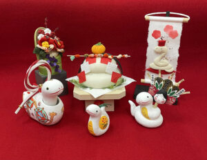 創業祭で干支飾りなどずらり 「きもの舘 志お屋」(茨城・日立市)