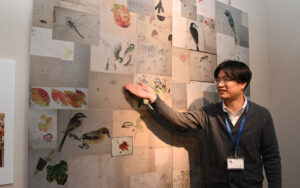 地元出身の塙南可・千里展　歴史と未来の交流館（茨城・東海村）