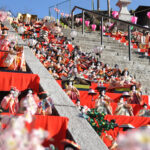 ３月２日に恒例の百段階段ひなまつり（茨城・大子町）