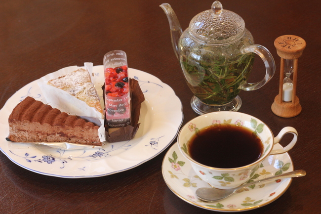 美術館併設のカフェ「カフェ フォンテーヌ」（茨城・行方市）