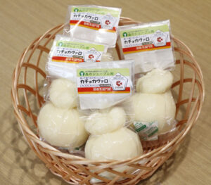 チーズ「カチョカヴァロ」　「森のシェーブル館」（茨城・水戸市）