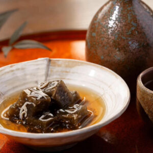 地元産海草、フノリの寒天（茨城・ひたちなか市）