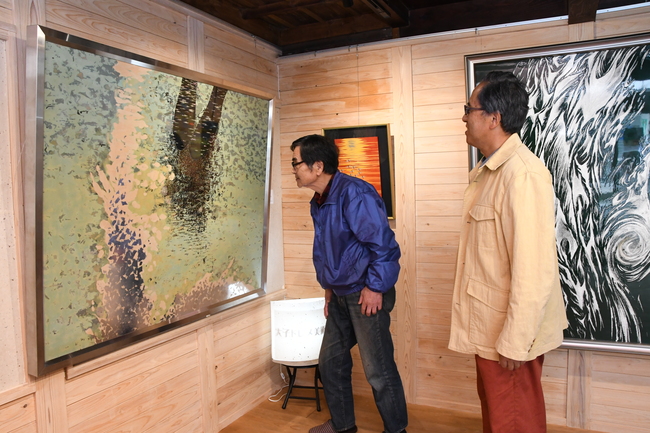 漆芸作家角田さん遺作展 大子漆工芸くらぶ元講師 ドレメ美術館で(茨城・大子町)