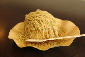 新ジェラートはモンブラン　道の駅のジェラート専門店（茨城・常陸太田市）