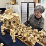 表情豊かなトウモロコシ人形展　「みんなの居場所なかよし」（茨城・ひたちなか市）