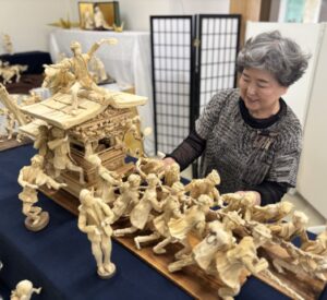 表情豊かなトウモロコシ人形展 「みんなの居場所なかよし」(茨城・ひたちなか市)