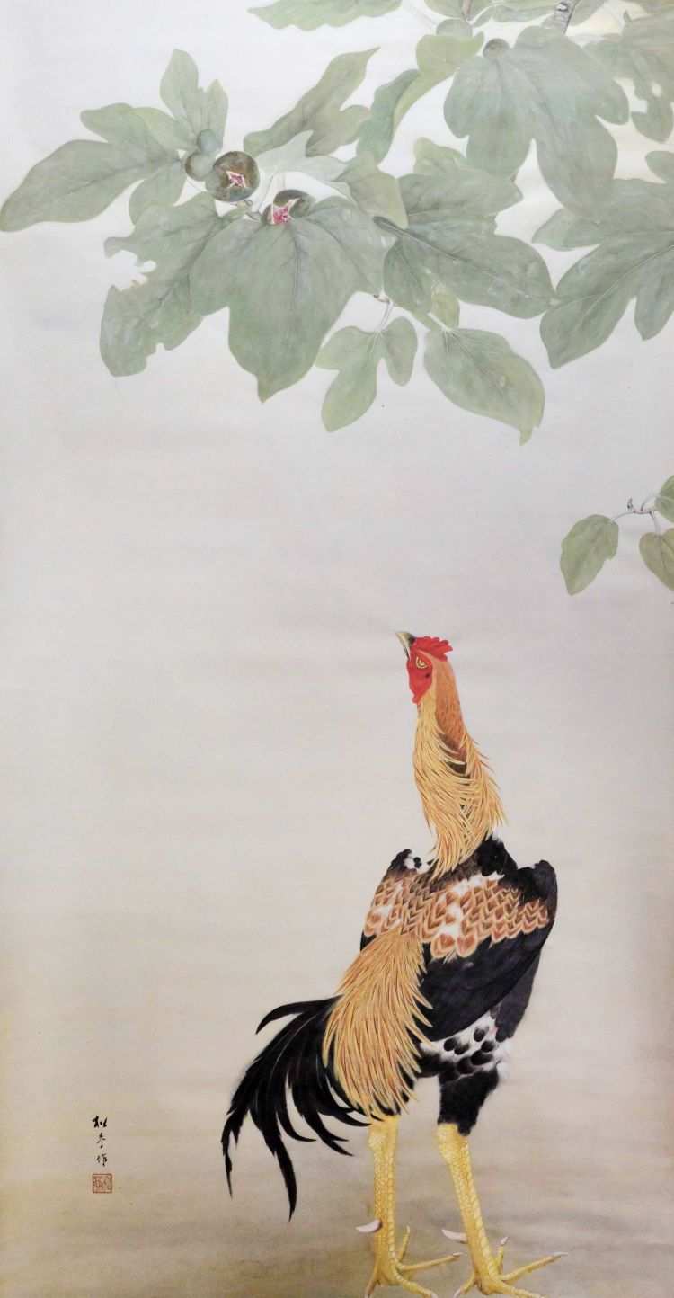 大塲家で花鳥画家展　「大場家が生んだ昭和モダンの花鳥画家　大場松琴（しょうきん）展」　今後の開催は１１月１、２、３、６日（茨城・行方市）