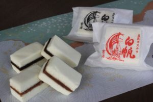 帆引き船を菓子に　吉田屋（茨城・行方市）