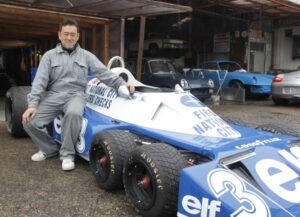 倉庫に自作Ｆ１車両　「カスタムビルド＆レストアWATAHIKI」　海外展示も（茨城・水戸市）