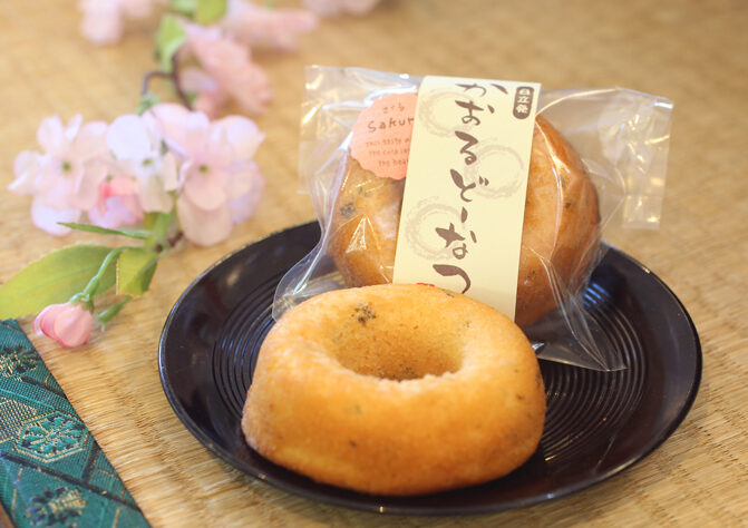 桜の「かおるどーなつ」　大高かおる堂（茨城・日立市）
