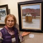 わらぼっち画家の卒寿展  元美術教諭の武石さん　「大子ドレメ美術館」で（茨城・大子町）