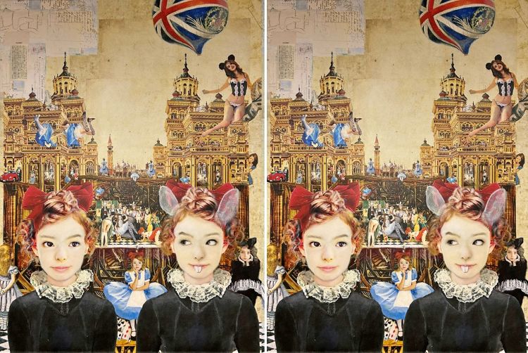 ミクストメディアで独自世界観　渡邊榮一さん回顧展　笠間日動美術館で２１日から（茨城・笠間市）