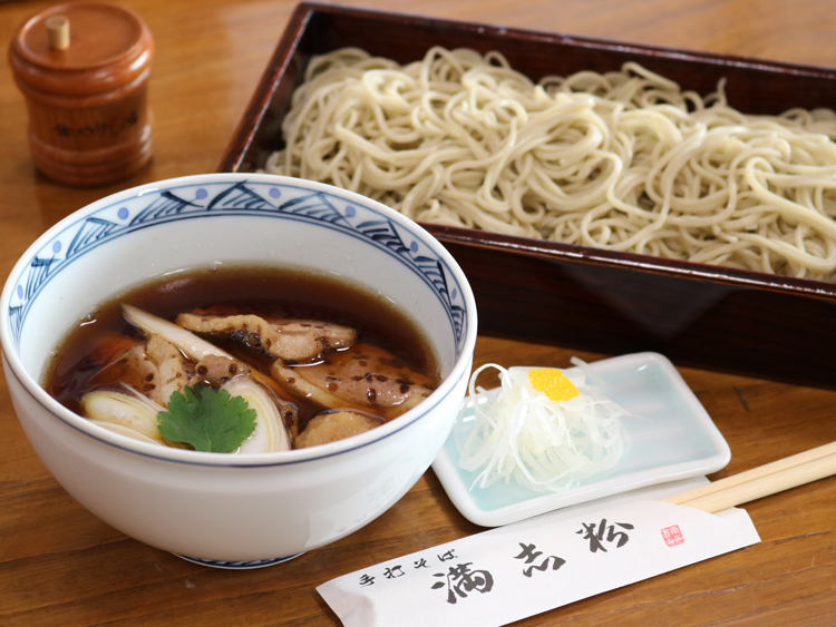 常陸秋そばの風味を　満志粉（茨城・ひたちなか市）