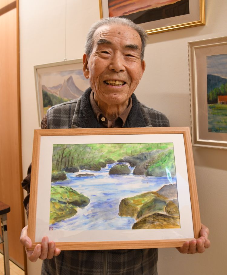 １００歳記念作品展　丹さん トモアで３０日まで（茨城・笠間市）