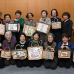 絵手紙と米袋のこらぼ～久保田絵てがみ講座展 　セキショウ・ウェルビーイング福祉会館（茨城・水戸市） ２６日～